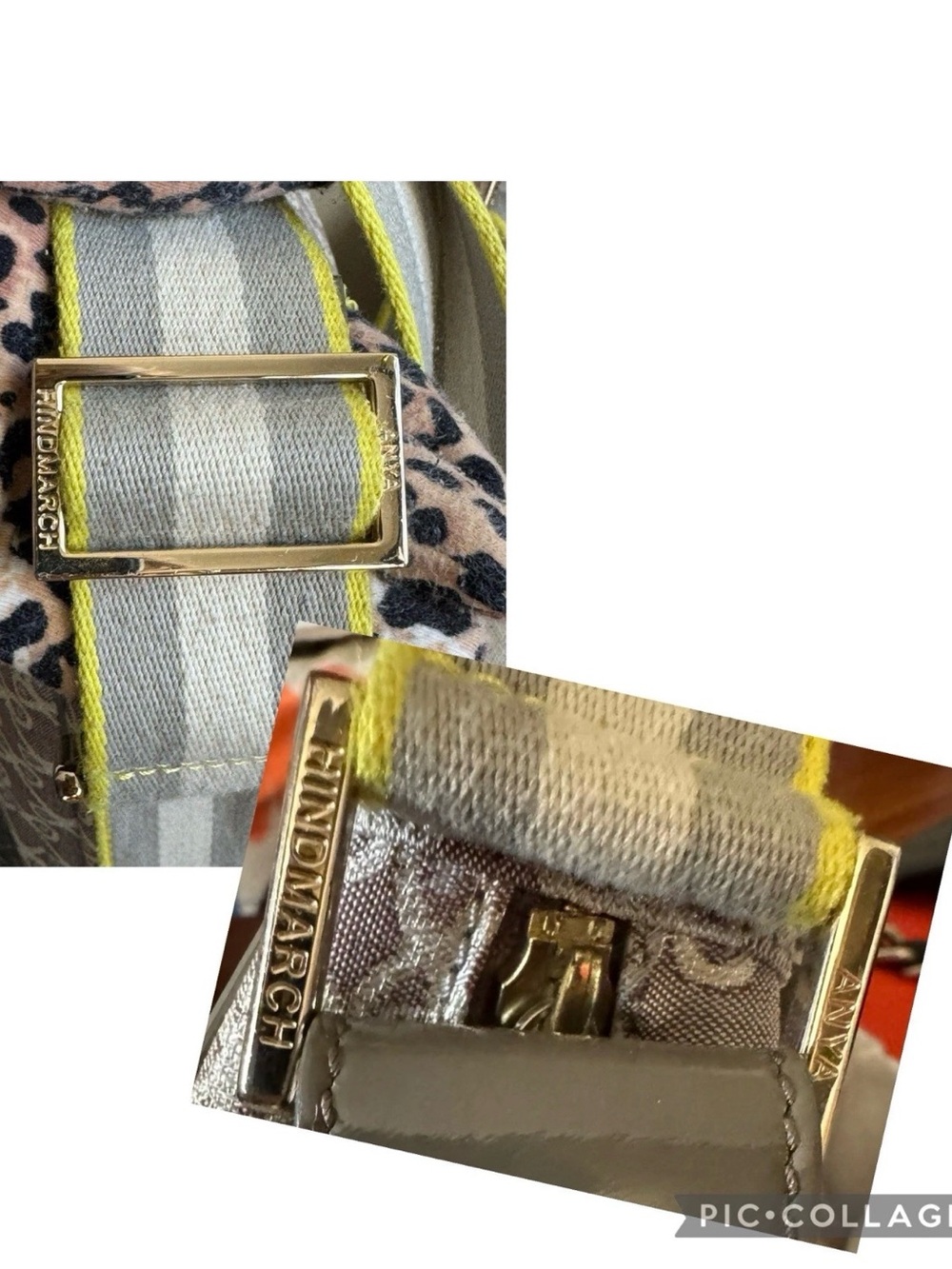 Anya Hindmarch London Messenger Canvas Logo Bag Small - Picture 12 of 13